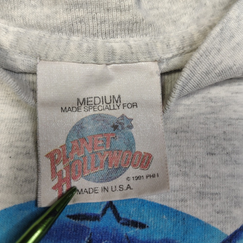 Vintage Planet Hollywood Walt Disney World 25th Anniversary Shirt Mens Medium - Picture 9 of 14